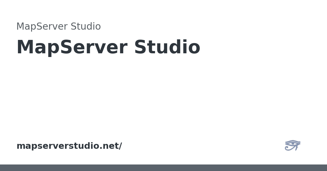 MapServer Studio
